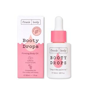 Brand New Frank Body Booty Drops Firming Body Oil Caffeine Guarana Jojoba Oil